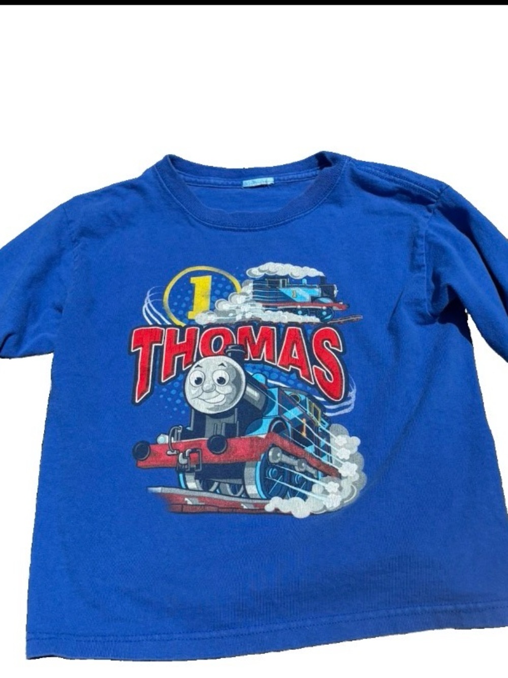 Vintage Thomas & Friends Blue Long Sleeve Tee YM appx